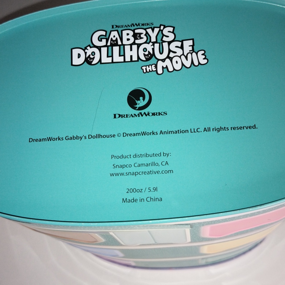 Dream Works Gabby's Dollhouse Girl's Pastel Waste Basket🗑️ NWOT - Picture 3 of 9